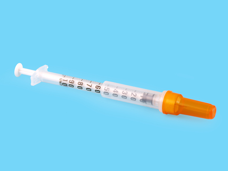 Safety Insulin Syringes with Retractable Needles