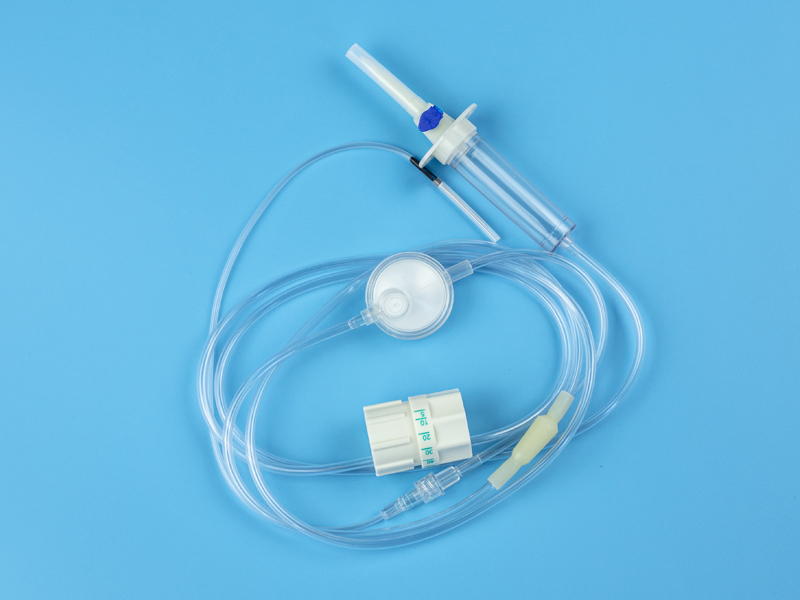 Flow Rate-setting and Adjustable Infusion Set for Single Use